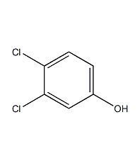 3,4-二氯苯酚结构式